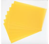 Cera d'api in foglio cereo nido alveare laminato circa 110 grammi misure 40x26
