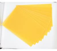 Cera d'api in foglio cereo nido alveare laminato circa 110 grammi misure 40x26