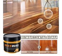 Cera d'api naturale, cera per legno tradizionale, lucidante per mobili multifunzione a base di cera d'api, utilizzato per la lucidatura del legno e la cura dei mobili Tagli Unica,80gPolicloruri di vin