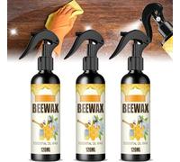 Cera d'api spray naturale micromolecolare, cera d'api lucidante per legno e mobili, lucidatura, impermeabilizzazione, cera d'api spray anti-crepe per la cura dei mobili (3 pcs)