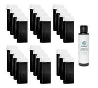 Cera Depilatoria Liposolubile Roll-on da 100ml - Ricarica per Manipolo Scalda cera a Rullo Ceretta Epilazione 23 Pezzi - Black + OMAGGIO Olio dopo cera Anyskin da 100ml