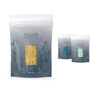 Cera depilatoria perle 1kg SELAS. Da scegliere, la depilazione senza strisce per tutte le zone e tipi di pelle, soprattutto quelle sensibili. (oro). Cera a caldo, professionale, brasiliana, cereta.