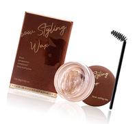 Cera modellante per sopracciglia resistente sudore con pennello applicatore per ritocchi rapidi risultati lunghi Resistente a qualsiasi clima Umidità