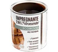 Cera Novecento 9123 Ecowood Impregnante, Bianco Decapè, 250 ml