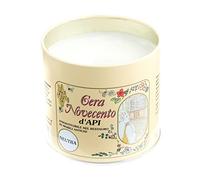 CERA NOVECENTO Cera d'Api, Neutra, 500 ml Cera in pasta universale per mobili in legno ma anche pietra, marmo,metallo, cuoio.