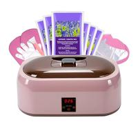 Cera paraffina per mani e piedi - scalda paraffina da 4000 ml e set abbinato, goditi un bagno di paraffina per la cura di mani e piedi