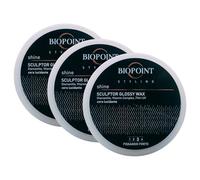 Cera Per Capelli Lucidante SCULPTOR GLOSSY WAX a Fissaggio Forte Senza Residui. Azione Idratante e Illuminante, Definisce e Modella La Chioma 100 ml (3 Unità)