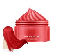 Cera per lo styling dei capelli, cera temporanea per capelli rossi, 45 g, tintura istantanea per acconciature, tintura temporanea per capelli, cera colorante temporanea per capelli, cera colorante