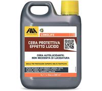 Cera protettiva ad effetto lucido per pavimenti da 1 litro LONGLIFE marca FILA