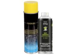Cera protettiva sottoscocca spray 500 ml + Convertitore di ruggine 400 ml