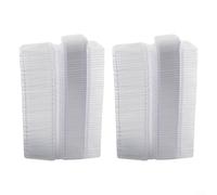 Cera quadrata e rotonda per stampi tazze 100pcs plastica trasparente | Ideale per sciogliere cera di soia, candele senza stoppino, saponi fatti in casa, bombe da bagno, infinite possibilità fai da