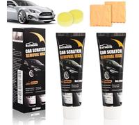 Cera Rimuovi Graffi Auto*2 Pezzi, XiXiRan Cera Professionale Lucidante Riparazione Graffi Auto, Rimozione Graffi Dell'Auto Kit da 120 Ml per Bottiglia, Cera Coprente Carrozzeria Graffi Auto