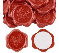 Cera sigillo adesivi, Busta Sigillo Cera Adesiva Rossa 20 Pz