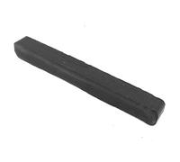 Cera solida per rifinire e ritoccare i tacchi e le suole delle calzature, Formato: Piccolo, Colore:Nero