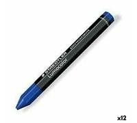 Staedtler Lumocolor Permanent Omnigraph 236 Cera permanente esagonale - Resistente all acqua - Diametro 12 mm circa - Colore blu