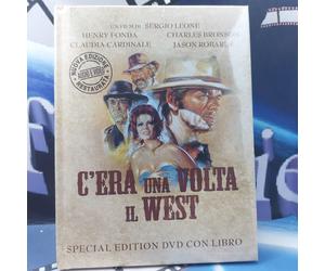 C'ERA UNA VOLTA IL WEST DVD CON LIBRO Sergio Leone NUOVO