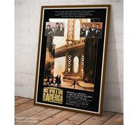 C'era una volta in America Poster Locandina Film Quadro Stampa su Pannello Mdf