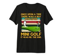C'era Una Volta Un Ragazzo Che amava Il Mini Golf Maglietta Premium