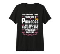 C'era Una Volta Una Principessa. Agosto 1997 Compleanno Maglietta Premium