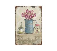 C'era una volta una ragazza che amava davvero l'agricoltura. Ero io. La fine. Ragazza contadina. Vita contadina. Targa in metallo, decorazione da parete retrò vintage, per bar e pub, 8x12 pollici.