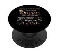 C'era una volta una regina nata nel novembre 1958 PopSockets PopGrip Adesivo