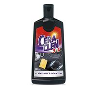 Ceraclen Detergente e cura per piano cottura in vetroceramica e induzione e acciaio inox - pulizia, lucentezza e cura - 1 x 200 ml