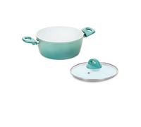 Cerafit Revolution - Pentola da 22 cm, in ceramica, antiaderente, con coperchio in vetro, senza PFAS, Thermo Speed, adatto a tutti i piani cottura, lavabile in lavastoviglie