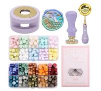 Ceralacca Complete set of octagonal sealing wax granules