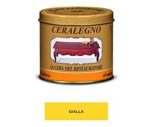 Ceralegno Cera in Pasta per Restauro Legno 1 L Gialla - Protettiva e Lucidante