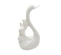Ceramic Animal Figurine - Smooth Glazed Sculture, mini statua | decorativo tabletop piece with refined detail, creative animal ornament for mantel shelf home living room nightstand bookshelf m