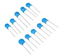 Ceramic Capacitor Assorted Kit, 100pcs 102-681 10 Values 2KV Assortment in a Storage Bag Repair Replacement for Industrial Electrical Experiments Capacitance Meters