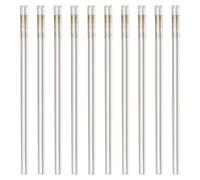Ceramic Chopsticks Set, Anti Slip Grip Utensil, Chinese Dining Sticks, Sturdy Eating Tool Men Women Teens Seniors Kids Home Restaurant Kitchen Cooking Dinner Use Hygienic Reusable Tableware