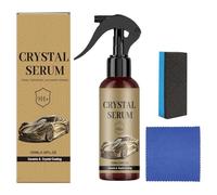 Ceramic Coating per Auto,Spray Detailing 100ml Per Protezione Vernice Auto - Spray Rivestimento con Spugna e,per Garage Officina Dettaglio Manutenzione SUV Furgoni Camion Autocarri Veicoli