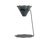 Ceramic Coffee Dripper, Pyramid Shape Reusable Non Porous Brewing Cone Filter, Heat Resistant Ceramic Tea Strainer With Stand For Pots Sake Home Office Kitchen Cafe Party Coffee Drip Extraction Use