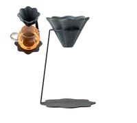 Ceramic Coffee Dripper - Reusable Ceramic Tea Strainer with Stand Infuser