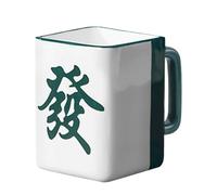 Ceramic Coffee Mug - 400 ml Mahjong Water Cup | Authentic Chinese Style Ceramic Mug, Novelty Coffee Mugs, For Women Men Family Friends Home Kitchen Travel Work