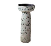 Ceramic Column Basin, Outdoor Courtyard Sink, Two Pieces Floor Standing Small Space Vanity Vessel Sink Combo (Color : H) (C One Size)