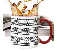 Ceramic Cup Decorative Desktop Ornament, Ceramic Water Mug - Ceramics Cup Multi Use Insulated Hot Beverage Drinkware, Hand Crafted Clay Pottery + Thick Structural Walls, Ergonomic Smooth Glazed Clay