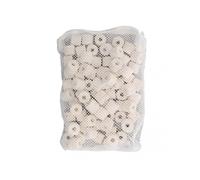 Ceramic Filter Ring Biological Aquarium Filter Media for Freshwater Saltwater 500g