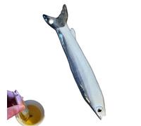 Ceramic Fish Straw, Ugly Fish Handmade Ceramic Drinking Straws, Reusable Eco-Friendly Funny Fish-Shaped Straw, For Tea Coffee Juice & Cocktails (1PCS)