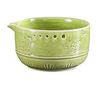 Ceramic Garlic Grater Bowl - 2-in-1 Manual Cat Chocolate Grating