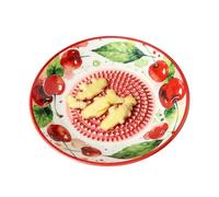 Ceramic Garlic Grater Plate Handheld Ginger Garlic Grinding Dish Manual Gra