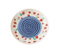 Ceramic Garlic Grater Plate - Multipurpose Ginger, Sрice & Cheese Grinder | Effortlessly grate garlic, ginger, and cheese directly into your dish. Design in ceramica resistente
