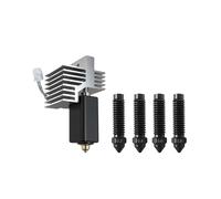 Ceramic Hotend Kit for Centauri Carbon Hardened Steel Brass Nozzle 0.4mm with Extra 1 Silicone Cover and 4 Nozzle