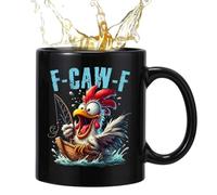 Ceramic Mug - Funny Chicken Cup for Daily Drinks | Creative Rooster Tea Mug with Handle, Perfect for Coworkers, Women, Birthdays, Coffee, Hot Cocoa, or Home Beverage Moments, 14.5x10.5x12.6cm Ceramic
