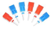 Ceramic Nail Drill Bits Pedicure and Manicure Dead Skin Removal 6 Different Options Nail Nursing Tool White Red Blue Portable