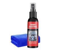 Ceramic Nano Spray - Vehicle Surfaces Restorer for Car Truck Bike Users | 100ml Advanced Liquid Coating Hydrophobic Shield Paint Gloss Enhancer Scratch Masked Effect Quick Wipe Application