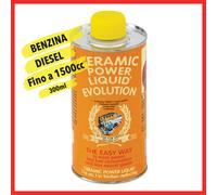 CERAMIC POWER LIQUID EVOLUTION TRATTAMENTO OLIO MOTORE FINO A 1.500CC 300ml