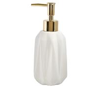 Ceramic Soap Dispenser 10 Oz Hand with Pump Refillable Liquid Dish and
