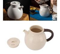 Ceramic Tea Pot 800ML Heatproof Blooming Loose Leaf Teapot for Induction Cookers Gas Stove Boiling Water